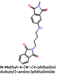 CAS#N-Methyl-4-[N'-(4-phthalimidobutyl)-amino]phthalimide